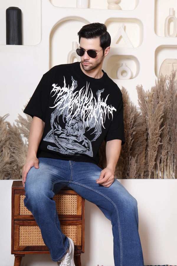 Noir Mirage Oversize Tshirt
