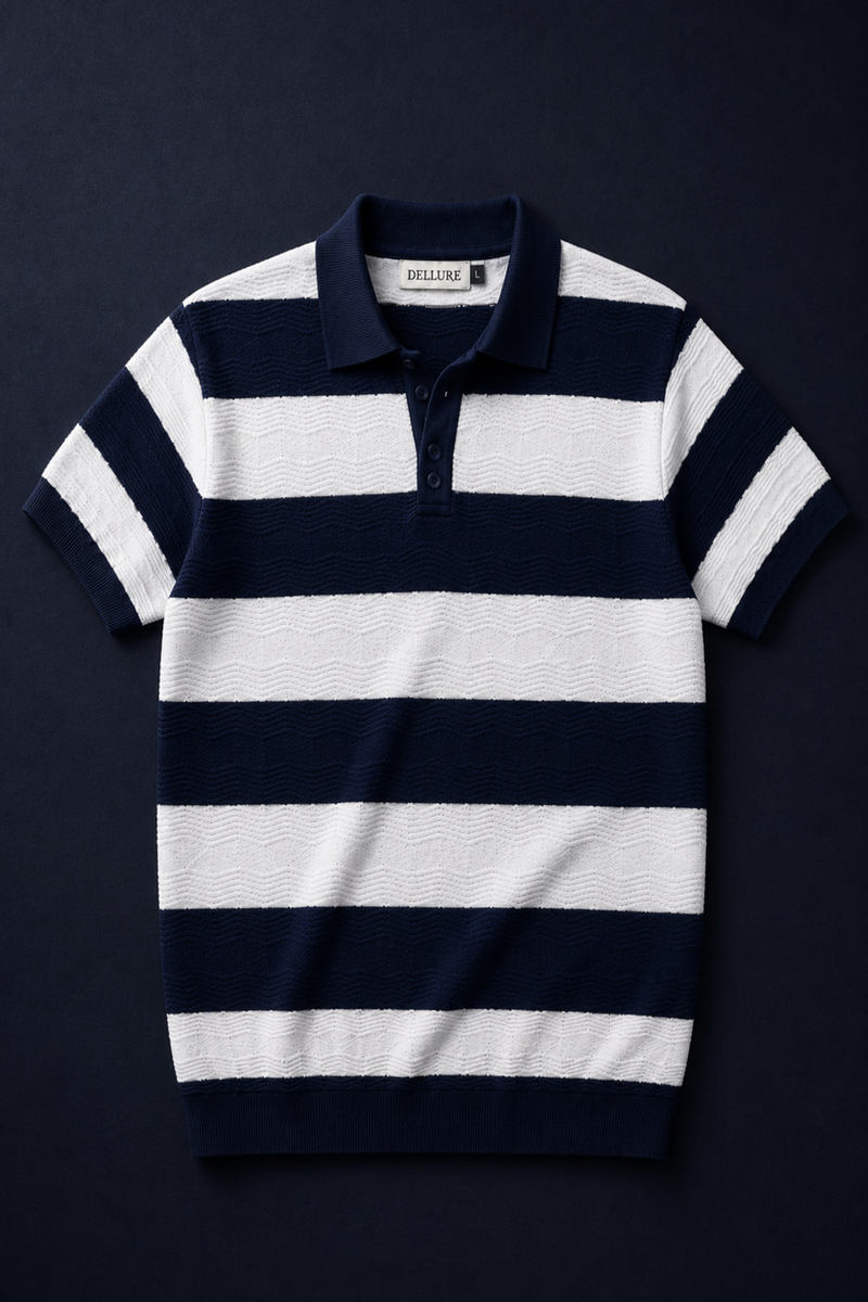 Navy Blue Riviera Polo