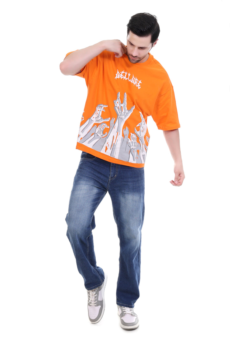 Scarlet Ascent Men’s Oversized Drop Shoulder T-Shirt