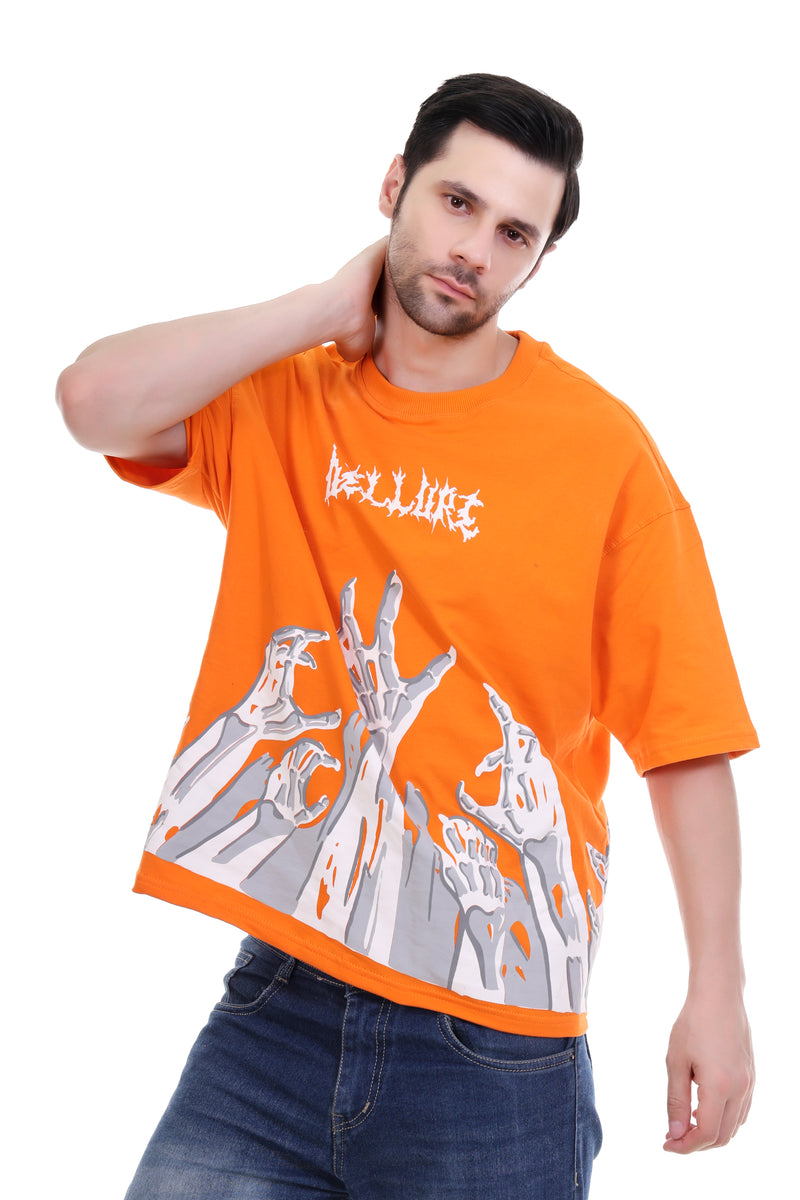 Scarlet Ascent Men’s Oversized Drop Shoulder T-Shirt
