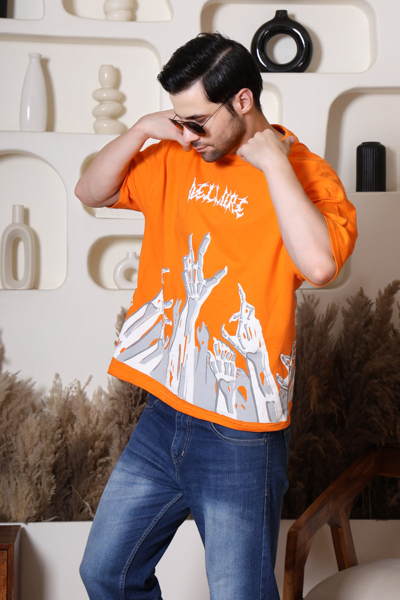 Scarlet Ascent Men’s Oversized Drop Shoulder T-Shirt