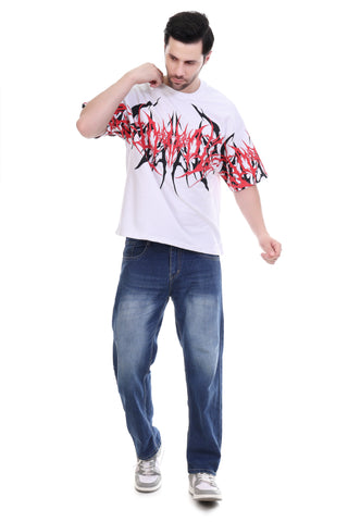 Inferno Pulse | Oversized Graphic T-Shirt