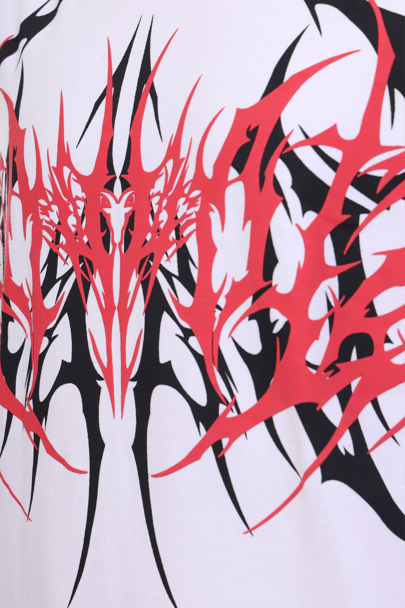 Inferno Pulse | Oversized Graphic T-Shirt