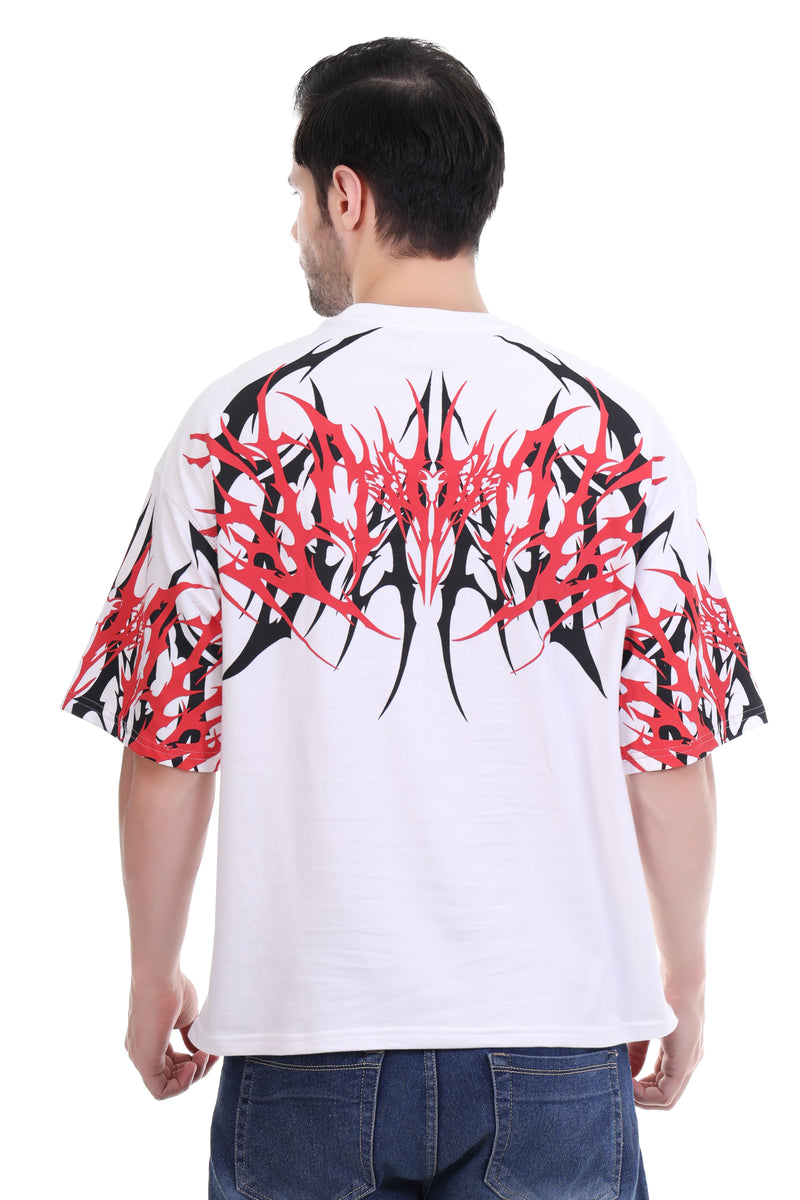 Inferno Pulse | Oversized Graphic T-Shirt