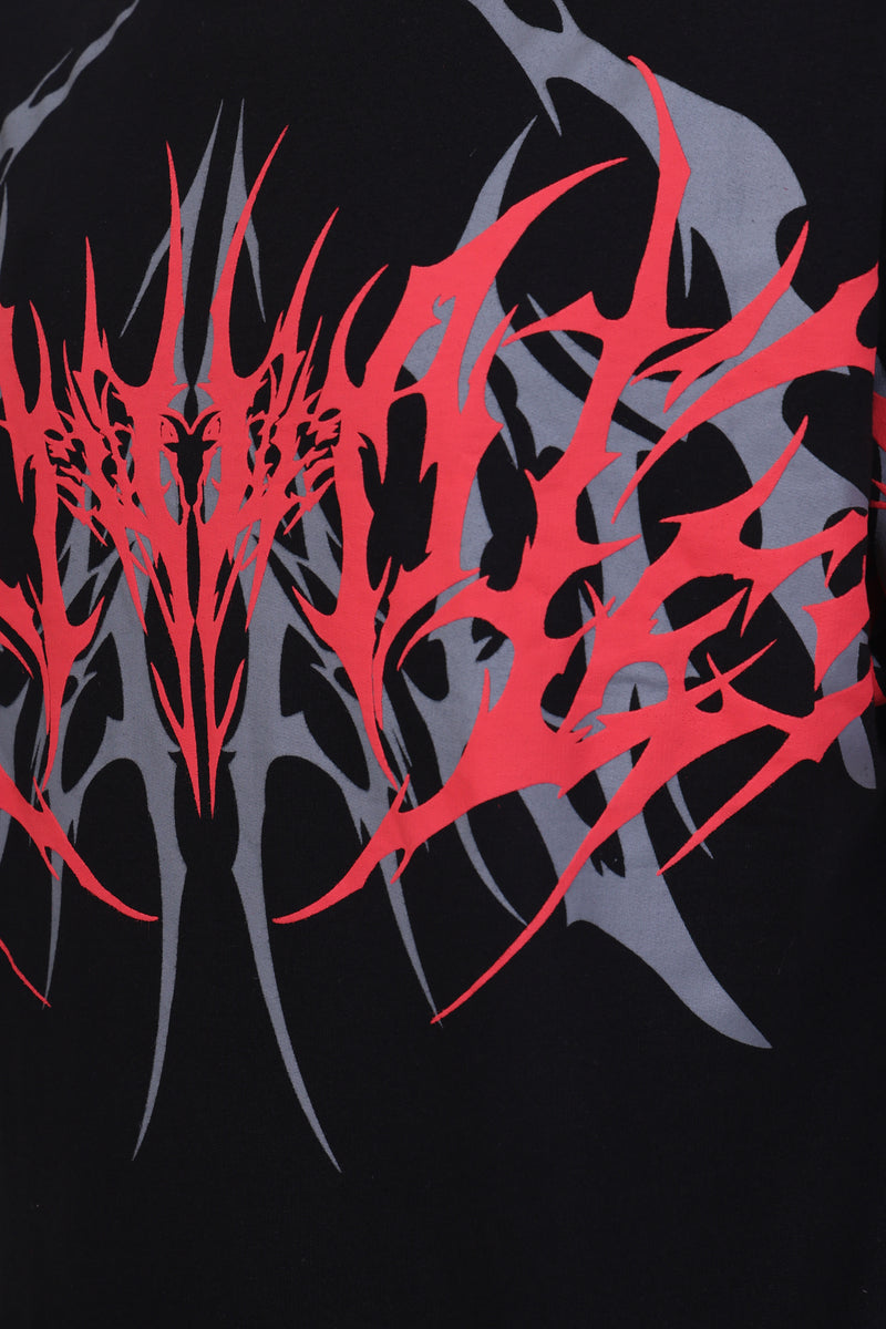 Inferno Pulse | Oversized Graphic T-Shirt