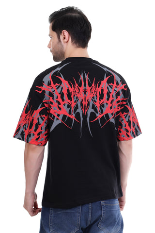Inferno Pulse | Oversized Graphic T-Shirt