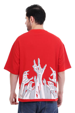 Scarlet Ascent Men’s Oversized Drop Shoulder T-Shirt