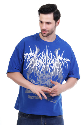 Noir Mirage Oversized T-Shirt for Men