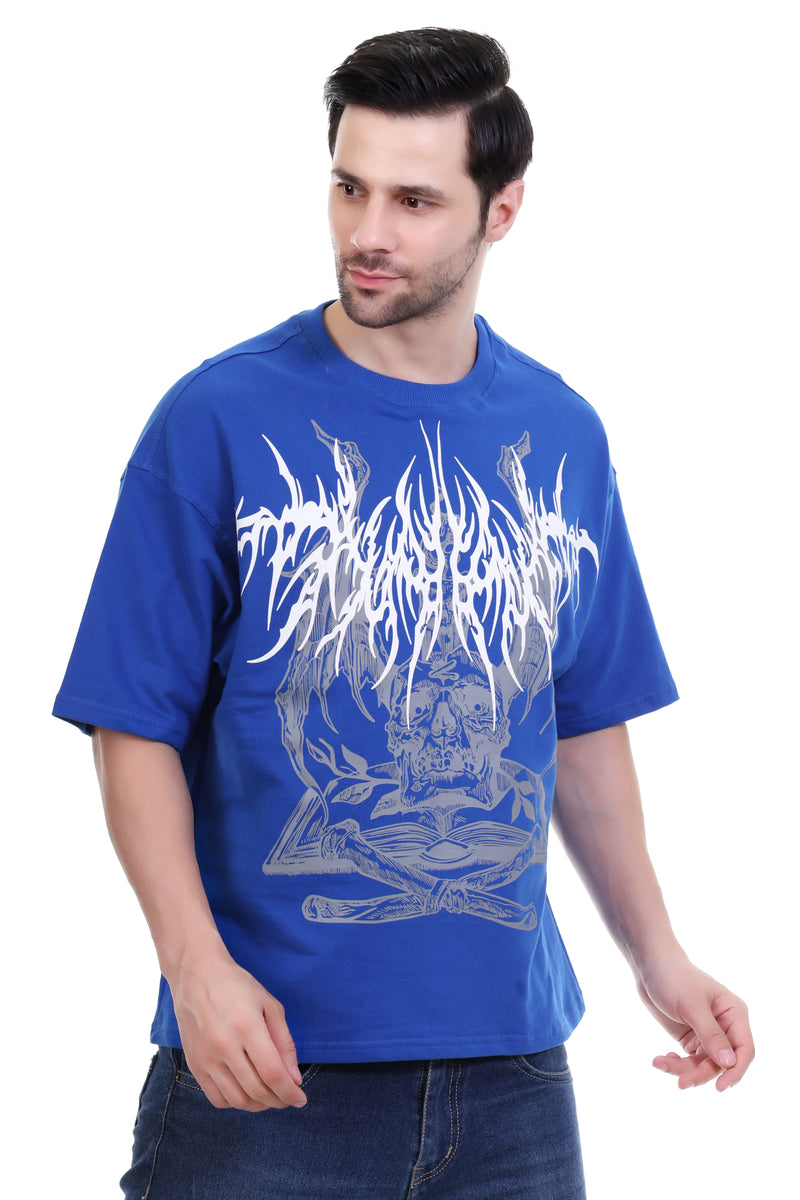 Noir Mirage Oversized T-Shirt for Men