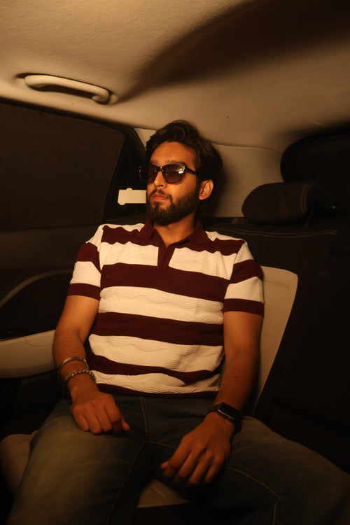 Maroon Riviera Polo