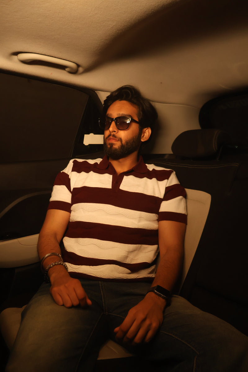 Maroon Riviera Polo