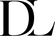 Black 'DL' logo on a white background