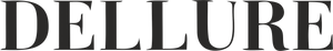The word 'DELLURE' in a stylized font on a black background