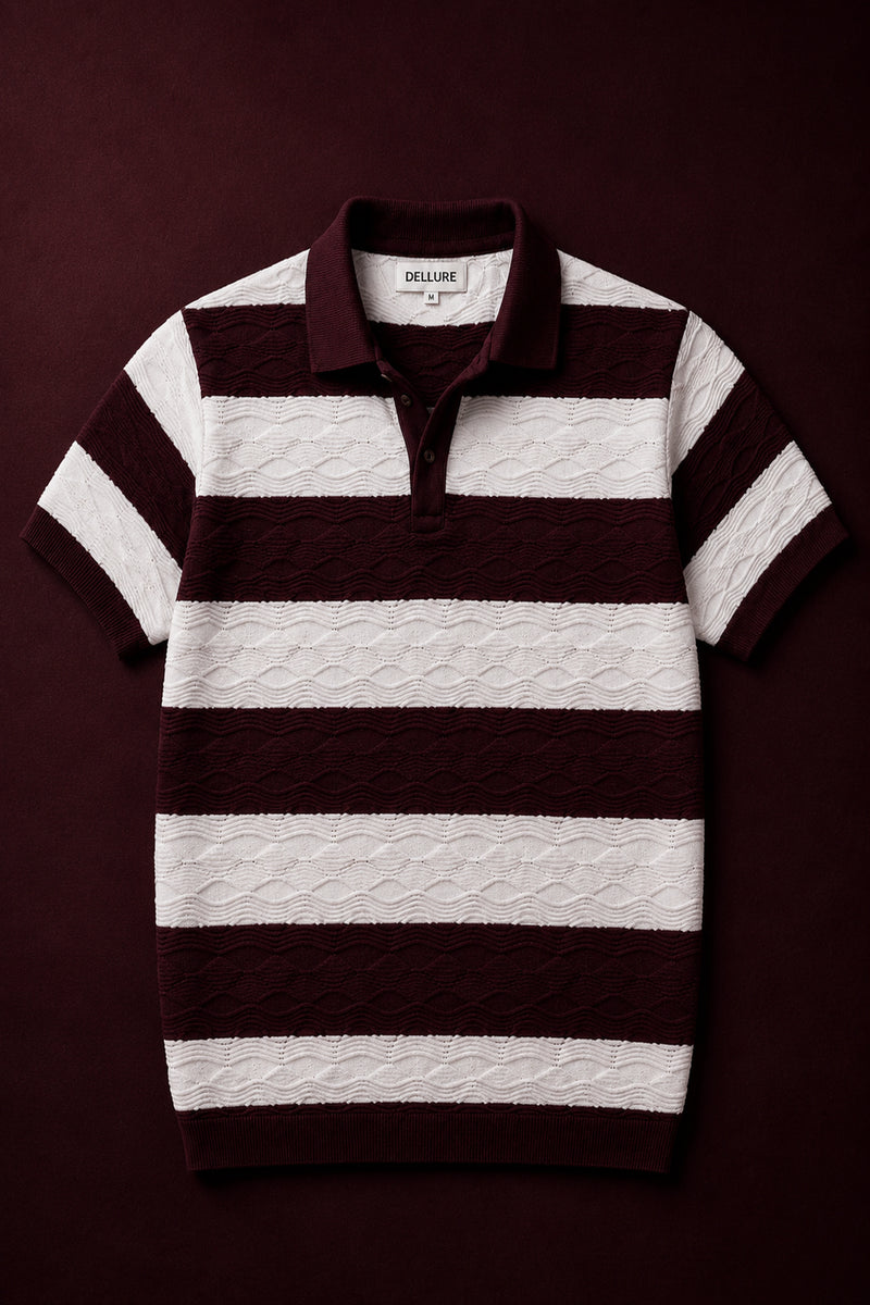 Maroon Riviera Polo